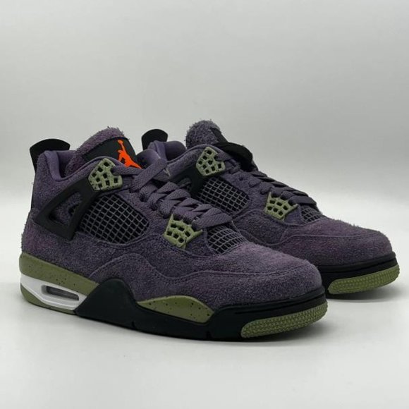 Nike  Air Jordan 4 Retro Canyon Purple Orange Green AQ9129 500 - Picture 3 of 9